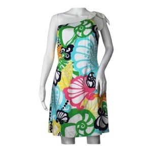 Lilly Pulitzer Resort White Vibrant Multicolor Dress